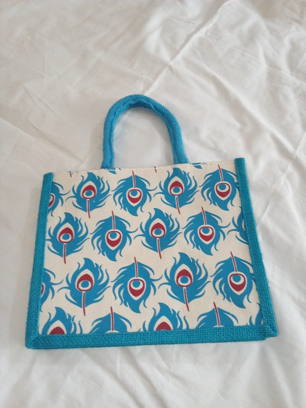 Logu's Small Canvas cum Jute bag