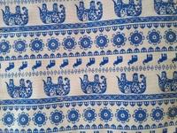 Logu's Elephant Pattern Canvas Bag