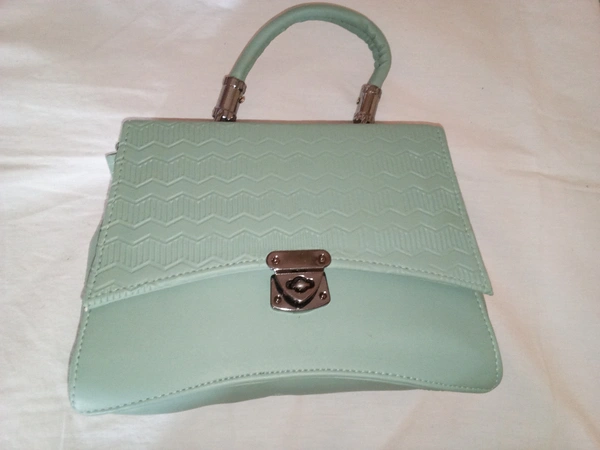 Logu's Hand Cum Sling Leather Bag For Women  - Fringy Flower