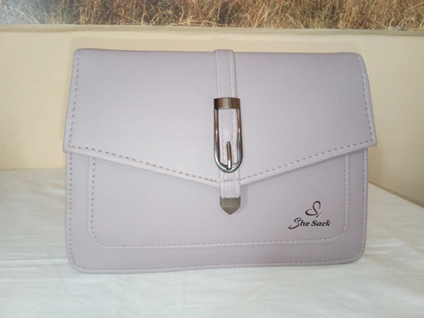 Logu's  Pu Plain Leather Ladies Cross Body Handbag - Alto