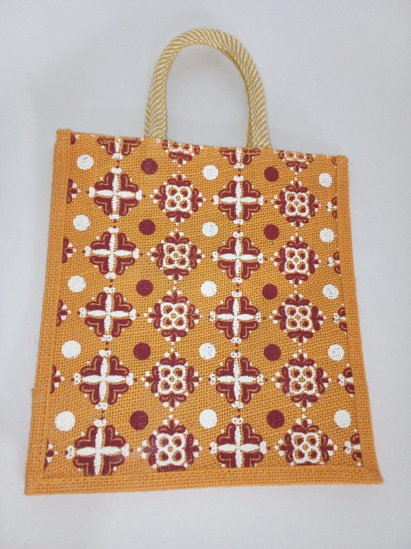 Logu's Printed Eco-friendly reusable Jute Bag - Manhattan