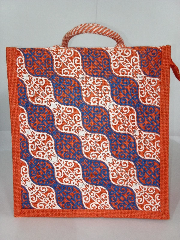 Logu's Printed Eco-friendly reusable Jute Bag - Ecstasy