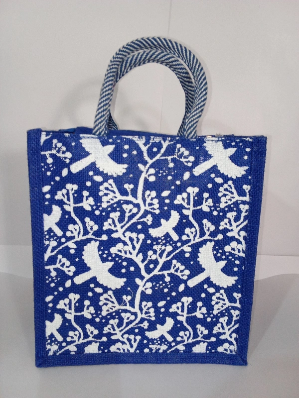 Logu's Printed Eco-friendly reusable Jute Bag - Governor Bay