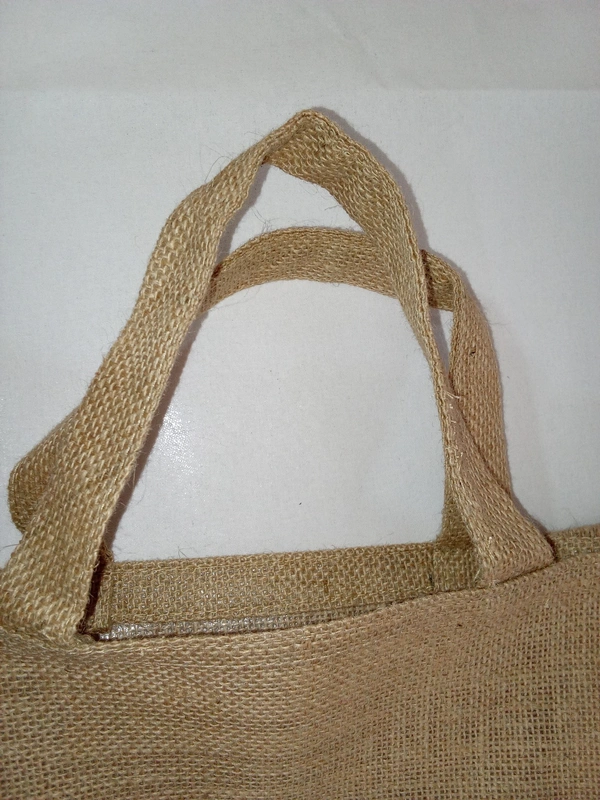 Logu's Handmade Fancy Transparent Window Jute Bag For Both Men and Women – (Dimensions –12 (L) x 4 (W) x 14 (H) Inches)