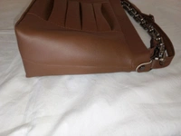 Logu's  Designer Brown Pu Leather Handbag For Women  - Brown
