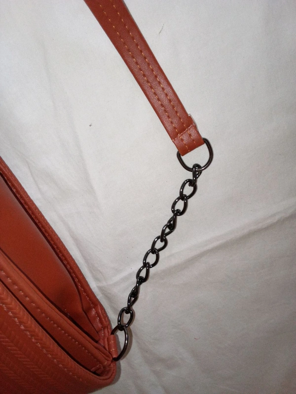 Logu's  Designer Brown Cross Body Handbag  - Hot Cinnamon
