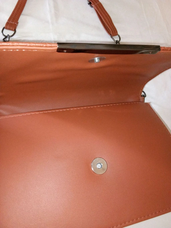 Logu's  Designer Brown Cross Body Handbag  - Hot Cinnamon