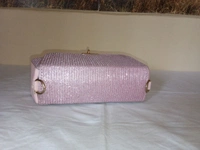 Logu's  Fancy Glitter Cross Body Handbag For Women  - Pink