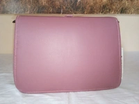 Logu's  Pu Plain Leather Ladies Cross Body Handbag - Jungle Mist