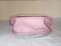 Logu's  Pu Leather 2 Way Handle Designer Handbag For Women  - Pink