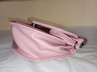 Logu's  Pu Leather 2 Way Handle Designer Handbag For Women  - Pink