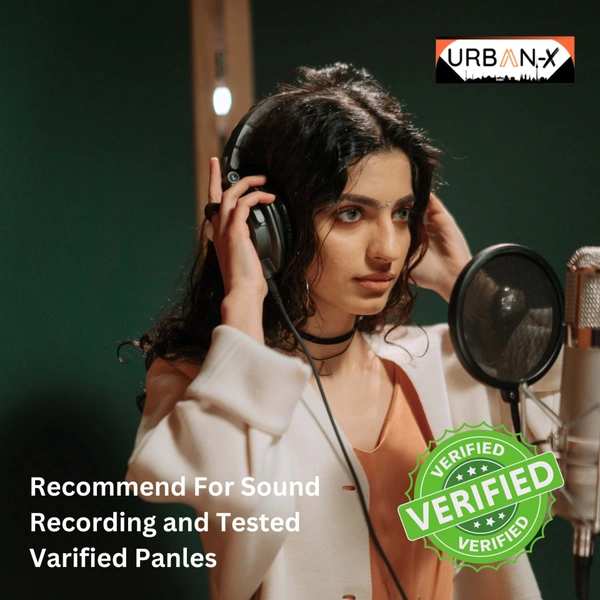 URBAN-X Pyramid Soundproofing Studio Acoustic Foam 1'x1' - 1 Inches 50D High Density, Soundproof Foam, Noise Reduction Panels, Echo Absorption - Aqua Green, Pack of 216 + 3 Adhesive Spray