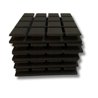 Urban X URBAN-X Turbo Soundproofing Studio Acoustic Foam 1'x1' - 2 Inches 50D High Density, Soundproof Foam, Noise Reduction Panels, Echo Absorption (Black - Self Adhesive) - Black, Set of 36