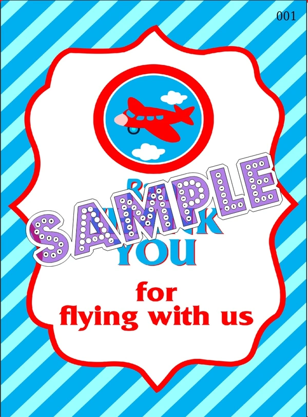 perty Aeroplane theme Cards (list3630_1) - 24