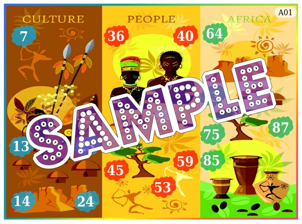 perty Africa theme Tambola Housie (list2046_1) - 16