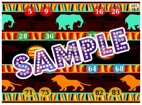 perty Africa theme Tambola Housie (list2049_1) - 24
