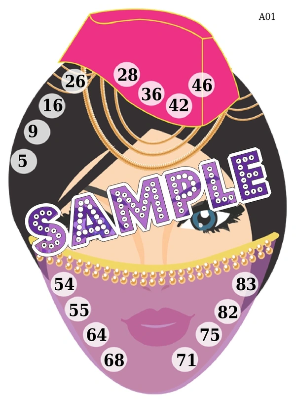 perty Anarkali theme Tambola Housie (list1102_1) - 48