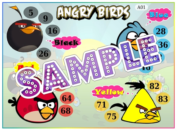 perty Angry Birds theme Tambola Housie (list2491_1) - 48