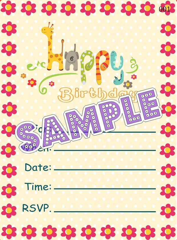 perty Animal theme Cards (list3460_1) - 16