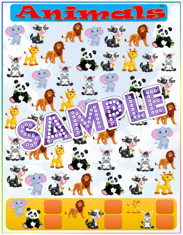 perty Animal theme Paper Games (list1598_1) - 4