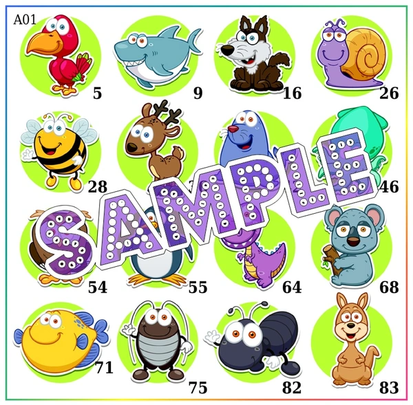 perty Animal theme Tambola Housie (list2165_1) - 36