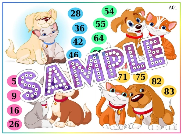 perty Animal theme Tambola Housie (list2333_1) - 24