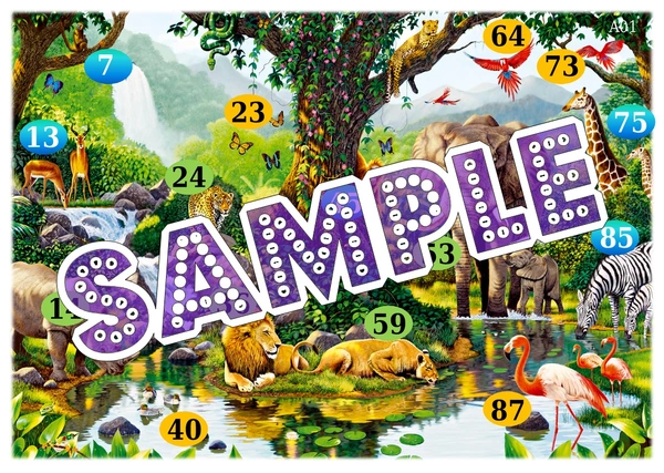 perty Animal theme Tambola Housie (list240_3) - 24