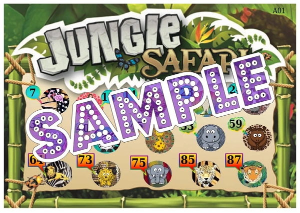 perty Animal theme Tambola Housie (list242_3) - 48