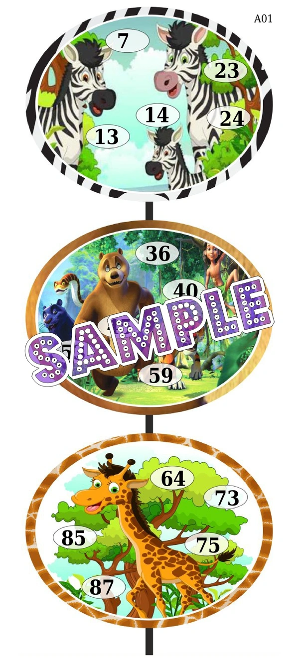 perty Animal theme Tambola Housie (list3191_1) - 36