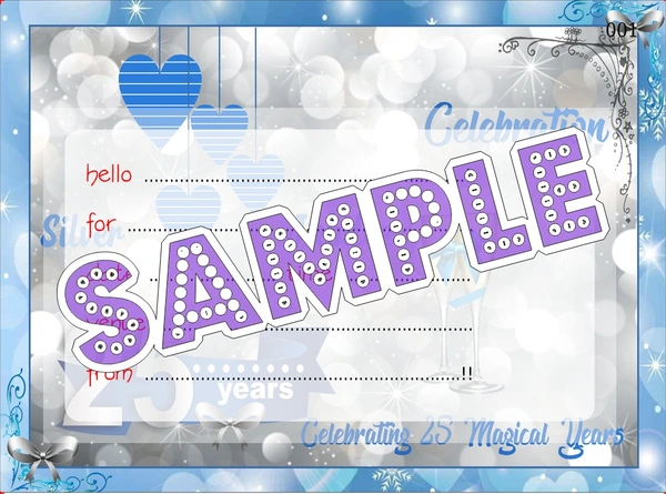perty Anniversary theme Cards (list3689_1) - 16