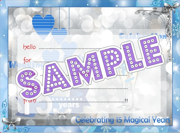 perty Anniversary theme Cards (list3690_1) - 16