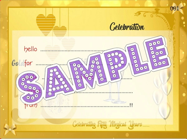 perty Anniversary theme Cards (list3691_1) - 24