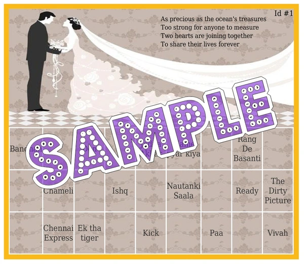 perty Anniversary theme Tambola Housie (list136_2) - 12