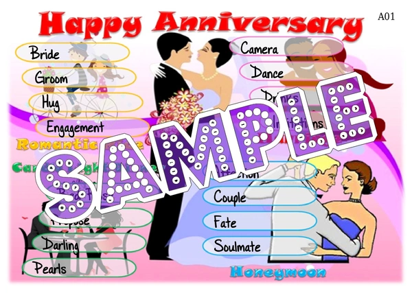 perty Anniversary theme Tambola Housie (list2860_1) - 16