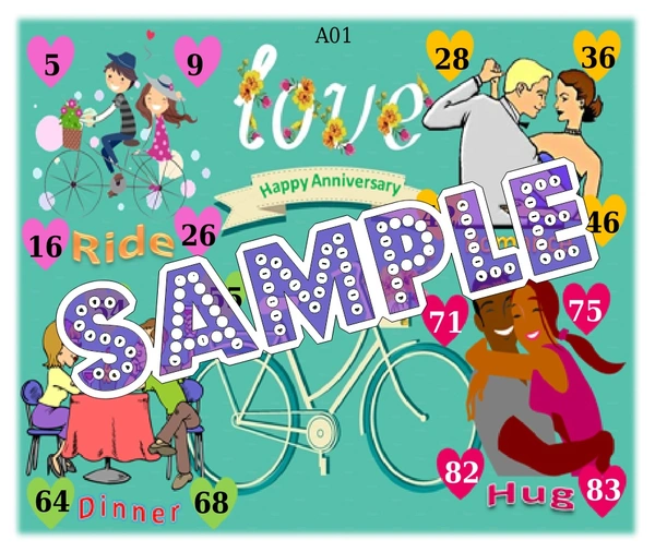 perty Anniversary theme Tambola Housie (list354_2) - 36
