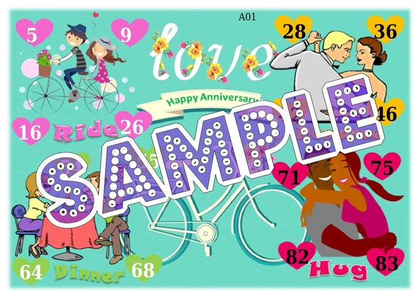 perty Anniversary theme Tambola Housie (list354_3) - 16