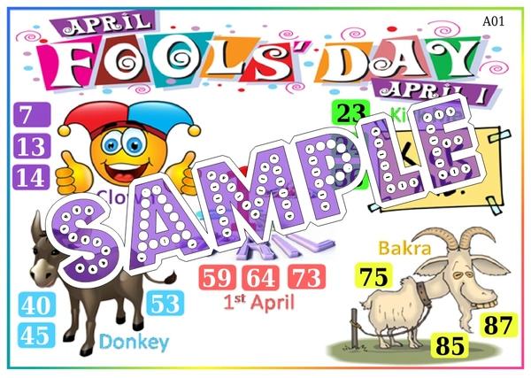 perty April Fool theme Tambola Housie (list393_3) - 16