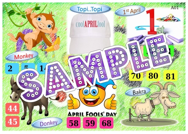 perty April Fool theme Tambola Housie (list394_3) - 24