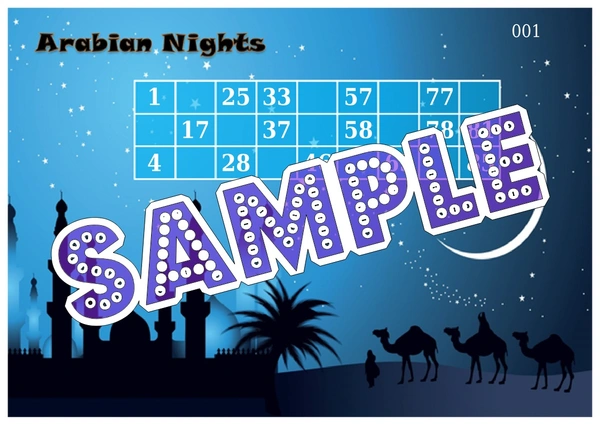 perty Arabian theme Tambola Housie (list1081_1) - 48