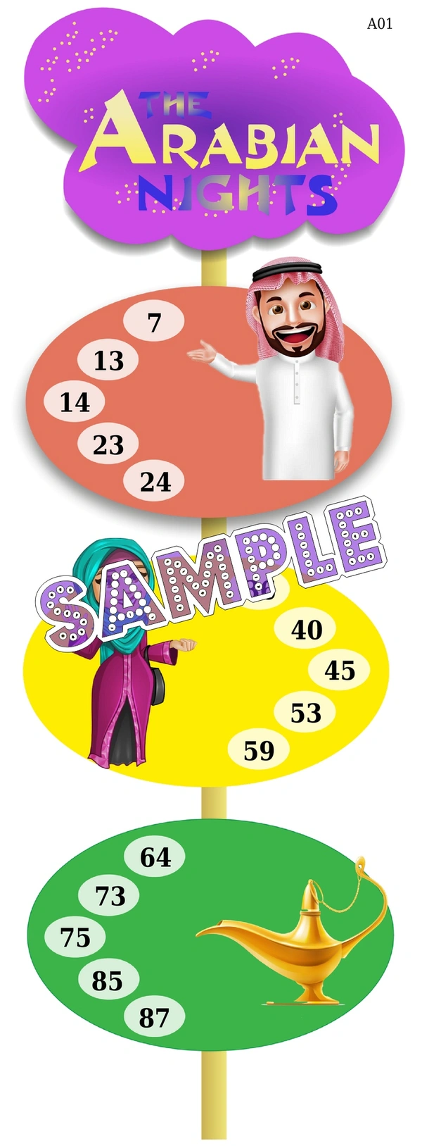 perty Arabian theme Tambola Housie (list1423_1) - 8