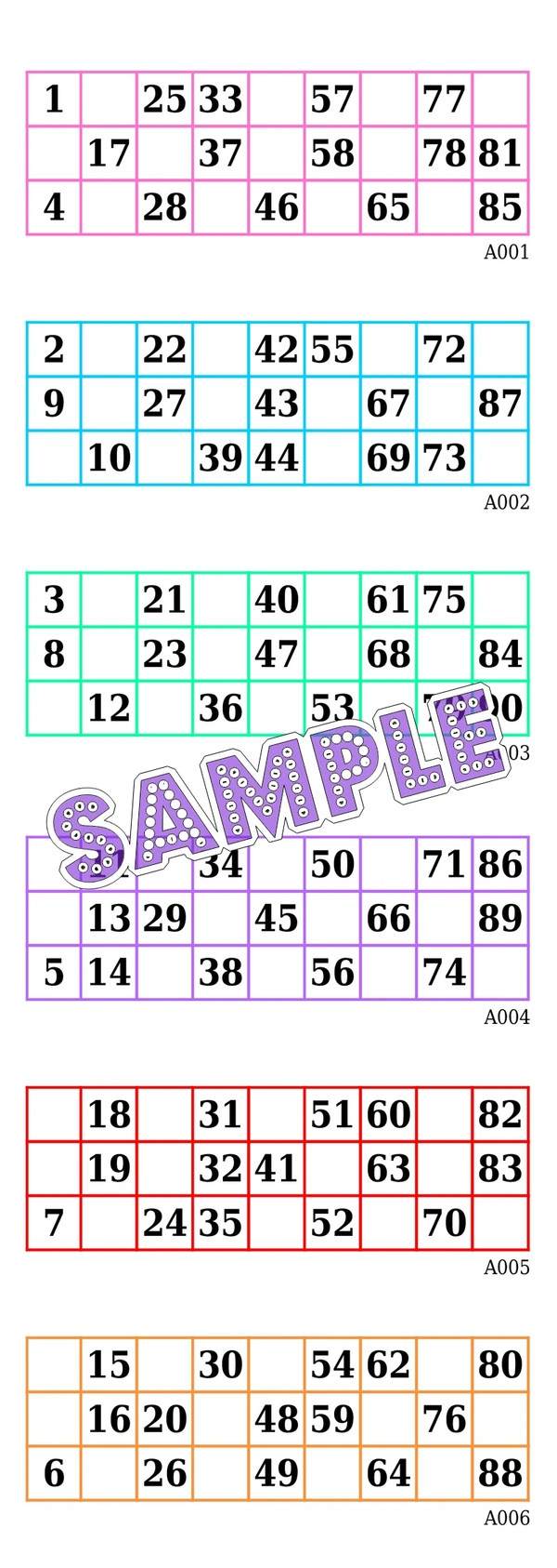 perty Art theme Tambola Housie (list3526_1) - 3.9 x 10.8