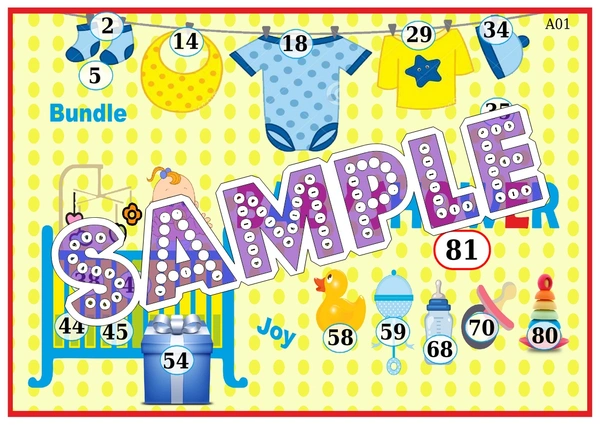 perty Baby Shower theme Tambola Housie (list1440_1) - 16
