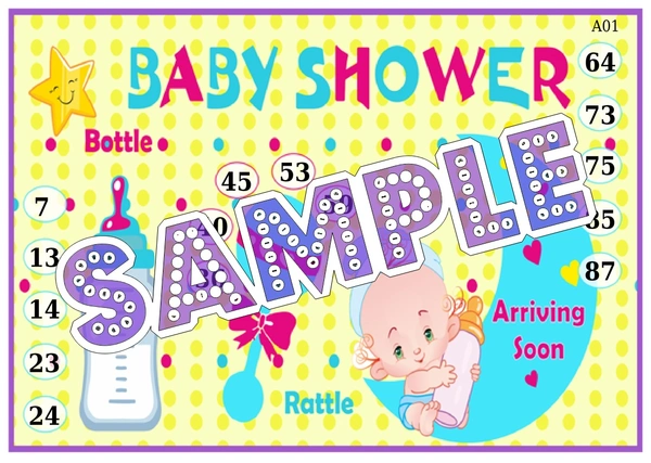 perty Baby Shower theme Tambola Housie (list1452_1) - 24