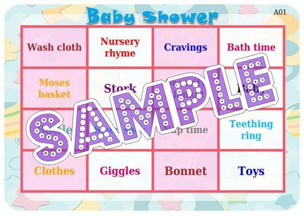 perty Baby Shower theme Tambola Housie (list1555_1) - 24