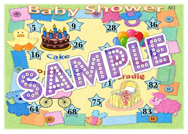 perty Baby Shower theme Tambola Housie (list221_4) - 48