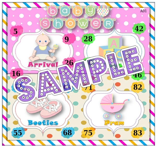 perty Baby Shower theme Tambola Housie (list2835_1) - 36