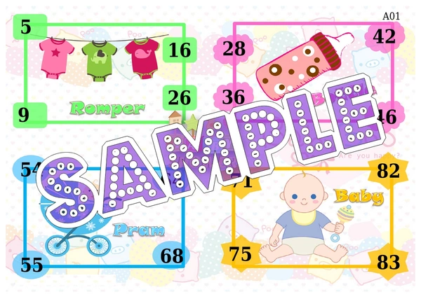 perty Baby Shower theme Tambola Housie (list3045_1) - 24