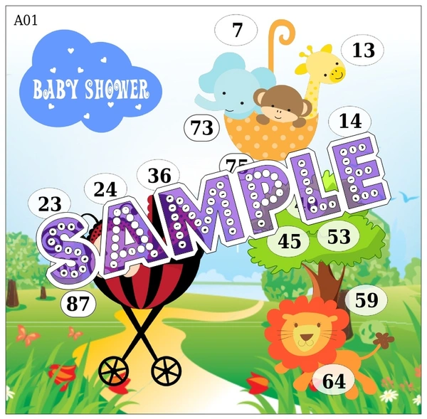 perty Baby Shower theme Tambola Housie (list3117_1) - 12