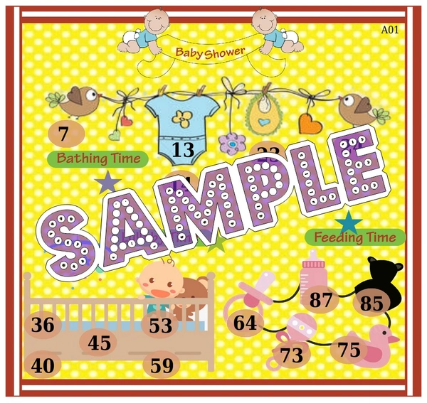 perty Baby Shower theme Tambola Housie (list3584_1) - 12