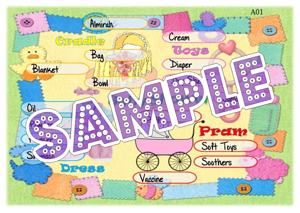perty Baby Shower theme Tambola Housie (list572_2) - 48